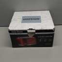 Roter Mond 4 Slice Toaster Retro Stainless Steel with Bagel Defrost Cancel Function, 6 Browning Settings, Extre Wide Slot and Removable Crumb Tray, Green, ST033