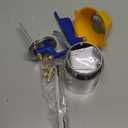 Dynastus Suction Feed Siphon Air Spray Gun for Spraying Oil-Based or Latex Paints, with Filtering and Cleaning Kits