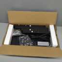 TUTOTAK Small Narrow Side Table with Charging Station, Skinny End Table for Small Spaces, Slim Nightstand with USB Ports and Outlet, Sofa Beside Table with Wheels, Black TB01BK046