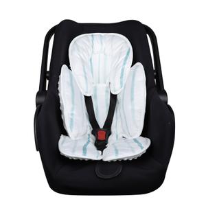 Baby Cushion, Pea Pod 2 in 1 Baby Swings Insert or Girls Extra Soft Breathable Cushion, Compatible for Strollers, and Bouncers, Striped Pattern