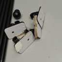 Curtain Rod for Windows 36-88 Inch, Window Treatment Rods, Short Adjustable Splicing Drapery pole, Matte Black