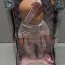 Enjoyin 12'' Baby Doll in Gift Box with Pink Cloths, Pacifier, 13''x13'' Microfabric Blanket, and Feeding Bottle. Gift Idea for Ages 3+