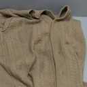 Runcati Mens Shawl Collar Cardigan Sweater Cable Knit Button Down Sweaters Long Sleeve Casual Winter Outwear (X-Large, Khaki)