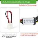 10L0L Golf Cart Light Kit(12V/36v/48V) for Club Car DS with Daytime Running Light Low-beam/High-beam With Turn Signals and Brake Lights