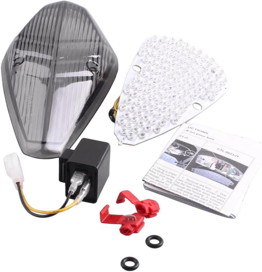 Smoke Lens Integrated Motorcycle LED Taillight Assembly Waterproof for VTX 1300 Retro 2002-2008 VTX 1800 Retro / 1800T 2002-2008