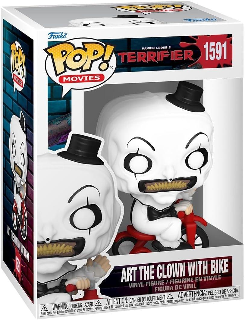 Funko POP! Movies: Terrifier - Art the Clown with Bike - Collectable Vinyl Figure - Gift Idea - Official Merchandise - for Kids & Adults - Horror Fans - Model Figure for Collectors and Display