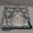 RUGSURE Washable Area Rugs - Perfect for Living Room, Bedroom, Kids Room, Nursery - Stain & Water Resistant Non-Slip, Pet & Child Friendly, Vintage Tribal Area Rugs (Green, 3' x 5 ')