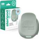 Steripod Brand Portable UV Toothbrush Sanitizer Clip, Reduces Harmful Microorganisms, Rechargeable, Sage, 1 Count