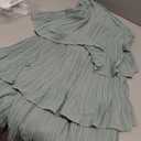ZESICA Womens 2026 Summer Boho Sleeveless Ruffle Mini Dress, Small