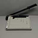 Paper cutterGuillotine Paper CutterGuillotine Paper Cutter Accurate Cutting with Safety Guard,8 Sheets Capacity,Magnetic Guide,Heavy Duty Metal Base, Perfect for Cardstock,Cardboard,Vinyl,Crafts