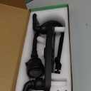 RV Kitchen Faucet,Camper RV Kitchen Sink Faucet Replacement with 2 Handles Flexible Spout 360 Swivel Rotatable Tri-Function Sprayer for Motorhomes,Travel Trailers,8 inch 2 Hole,Non-Metallic,Black