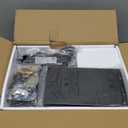 IBUYKE Floating TV Stand Wall Mounted with Power Outlet,Modern Wood Wall Mounted Media Console Shelf,Floating Entertainment Center for Under TV Storage for Living Room Bedroom Office,Black WST001B-