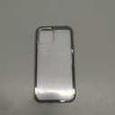 Puxicu Acrylic 2 in 1 for iPhone 12 CaseAnti-Yellowing, Military-Grade Protection, Drop Shockproof Slim Phone Cover for iPhone 12 Pro 6.1", Clear+Black