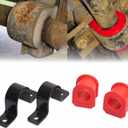 K80201 Front Sway Bar Bushing Kit for Ford 1999-2006 4WD F-250, F-350, F-450, F-550 Super Duty Replacement Durable Polyurethane for Reduced Vibration & Noise 32mm Replaces#K80201