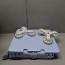 Collapsible Wagon Cart with Wheels Foldable Folding Wagons Carts Silent Universal Wheels,Heavy Duty Grocery Cart with Telescopic Handle and 360 Rotate Wheels Foldable Shopping Trolley with (65L, Blue)