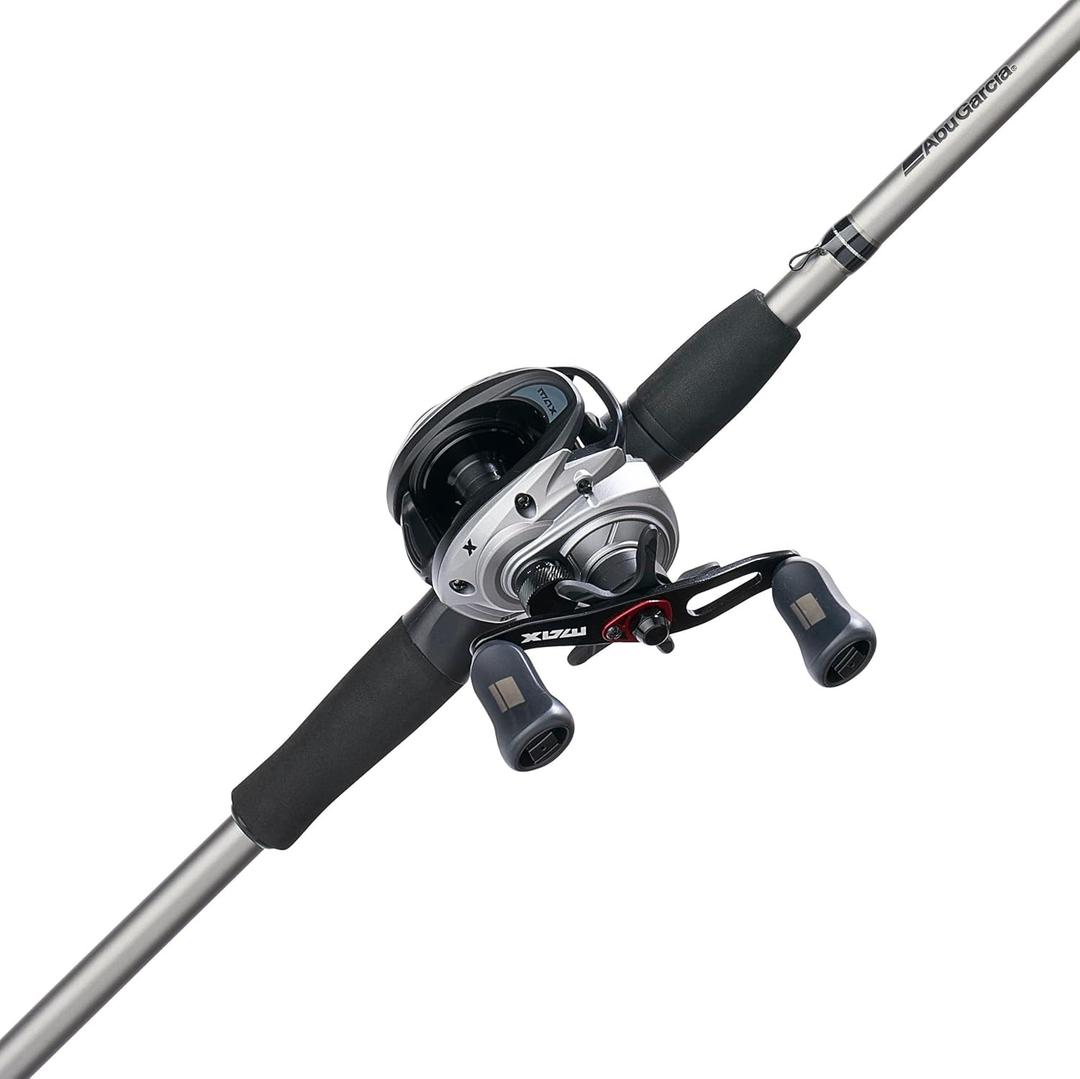 Abu Garcia Max X Low Profile Baitcast Reel and Fishing Rod Combo (7' - Medium Heavy - 1pc)