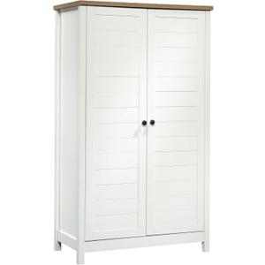 Sauder Cottage Road Storage Cabinet/ Pantry Cabinet, Soft White finish