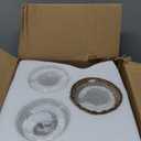 Kalium 3-Lights Semi Flush Mount Ceiling Light Fixture, Matte Black Light Fixtures, Ceiling Light for Kitchen, Foyer, Entryway, Farmhouse, Home Decor, Clear Glass Shade.