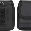 YANZHE Cell Phone Holster for Samsung Galaxy Z Flip 3 5G, Pouch Case with Metal Belt Clip, Magnetic Closure and Belt Loop