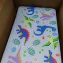 Shellwei Vinyl Mat for Kids Preschool Daycare 52 x 20 x 1'' Kids Folding Rest Mat for Boys Girls Classroom Home Travel(Dinosaur)