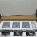 Chrome Bathroom Vanity Lights, Modern 3 Lights Crystal Bathroom Lighting Fixtures Over Mirror Black Chrome Wall Light with Square Shade