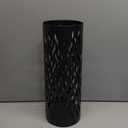 US Umbrella Stand Metal Umbrella Holder Hollowed Umbrella Rack Freestanding Umbrella Stand Rack Practical Umbrella Organizer Indoor Umbrella Storage Rack for Home Entryway(black-1-circular)