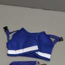 Cat Harnesses and Puppy Harness with Leashes Set, Escape Proof Cat Harness, Adjustable Reflective Soft Mesh Vest Fit Puppy Kitten Rabbit Ferrets's Outdoor Harness (Blue)