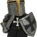 Pacific Giftware PT Medieval Times Crusader Helmet Knight Small Collectible Figurine