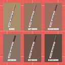 Maybelline Build-A-Brow 2-in-1 Brow Pen and Sealing Eyebrow Gel, Eyebrow Makeup for Real-Looking, Fuller Brows, Ash Brown, 1 Count