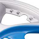 12 Inch Blue ABS Plastic Hubcaps Premium Double Coated Car Vehicle Wheel Rim Skin Cover (Pack of 4)