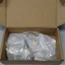 Alzassbg 10 Pack Matt Black and Gold Cabinet Knobs, 2 Inch(50mm) Cabinet Hardware T Bar Knurled Knobs for Cupboard and Drawers AL6087KGP-MB (2" Single Hole)