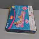 Pool Floats Adult Heavy Duty Inflatable Pool Lounger with Adjustable Backrest Cup Holder Floating Pool Tanning Rafts Water Floaty Lounge Lake Beach Party Games