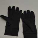 Lightweight Running Winter Gloves Touch Screen Gloves Liners for Cycling Biking for Men Women (Unisex-S [7.0-7.8], Black)