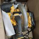 DEWALT 20V MAX XR Brushless Cordless 7-1/4 in. Circular Saw Kit with Battery and Charger (DCS590WW1)