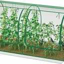 SPECILITE 98x49x49in Garden Plant Netting Mesh Cover for Raised Bed, Green
Roll-up Zipper Door, for Vegetables Fruits, Large Tunnel Gardening Net