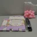 4 Sets Purple Butterfly Baby Shower Swing Shaking Balls Activity Set for Adult Novelty Twerk Includes 40 Balls, Ribbon & Cardboard Boxes Bridal Shower for Outdoors Indoors