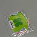 AnyDesign 48Pcs St. Patrick's Day Cutouts Lucky Charm Cut-Outs Funny Cartoon Shamrock Clover Paper Cutting with 100 Glue Points for Irish Spring Party Classroom Bulletin Board DIY Crafts