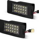White LED License Plate Lights Tag Lamp Assembly for Cadillac Escalade ATS,2015-2020 Chevy Tahoe Suburban Malibu/GMC Yukon XL, 2pcs Rear License Plate Lamp