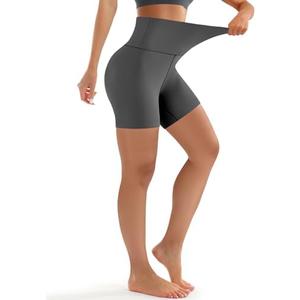 Laite Hebe Biker Shorts Women High Waisted Tummy Control- 5" Capri, Ultra-Comfort for Workouts, Yoga & Daily Wear Size S/M
