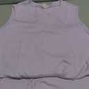 EXLURA Womens Summer 2 Piece Short Skirt Sets Sleeveless Top and Tennis Skorts Dressy Cotton Matching Sweatsuits Outfits 2025 (Large, Light Purple)