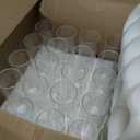 25 Pack Glass Vases for Centerpieces, 8 Inch Tall Small Clear Glass Flower Vase Cylinder Vases for Centerpieces Wedding Home Table Decor (25)