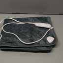 King Size Heating Pad for Back Pain 32"x24" Extra Large Electric Heating Pad for Period Cramps Relief & Body Neck Shoulder Auto Shut Off Heat Pad Temperature Settings Machine Washable Gray