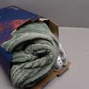 Bedsure GentleSoft Electric Blanket Twin - Soft Ribbed Flannel Heated Blanket, Heating with 10 Time Settings, 6 Heat Settings, and 8 hrs Timer Auto Shut Off, Gifts for Grandma (62x84 inches, Green)