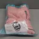 Yoofoss Baby Car Seat Cover Winter Carseat Canopies Cover to Protect Baby from Cold Wind, Super Warm Plush Fleece Baby Carrier Cover for Infant Boys Girls (Pink)