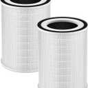 2Pack True HEPA KILO Replacement Filter,Compatible with Afloia KILO, KILOPLUS, KILOPRO, MIRO,MIRO PRO,MORENTO MR-Kilo, Kalo and Cuckoo CAC-I0510FW Air Purifier,3-Stage Filtration System