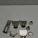 8 Pcs Heat Gun Nozzle Attachments, 35-42mm Stainless Steel Heat Gun Nozzles Kits Shrink Wrap Hot Air Gun Accessories Tools Kit (8 piece set)