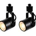 Bravsekai Black GU10 LED Track Lighting Heads, 2-Light 10W Dimmable, 3CCT Selectable Ceiling Spotlight Fixture for Indoor Home & Commercial Use(No Track Rail)