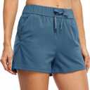 Willit Women's Shorts Hiking Athletic Shorts Yoga Lounge Active Workout Running Shorts Comfy Casual with Pockets 2.5" (Medium)