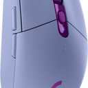 Logitech G305 Lightspeed Wireless Gaming Mouse, Hero 12K Sensor, 12,000 DPI, Lightweight, 6 Programmable Buttons, 250h Battery Life, On-Board Memory, PC/Mac - Lilac