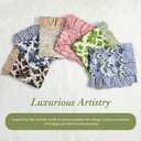 2 x 14x36 Inch Cotton Block Print Ruffle Sham Cover,Handmade Boho Floral Block Print Pillowcase,Ruffle Trim,Soft Decorative Cushion Case for Bedroom,Farmhouse&Cottagecore Bedding